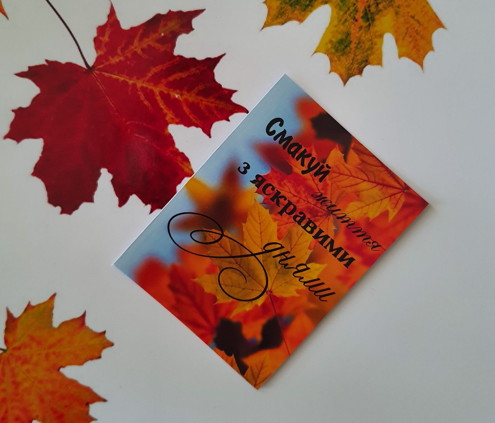 Листівки «Смакуй життя з яскравими днями» BK3SH085