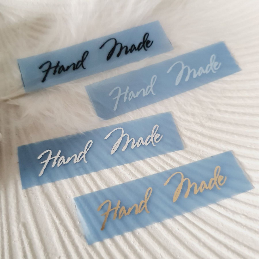 Silicone sew-on tags «Hand Made» SLpr_007