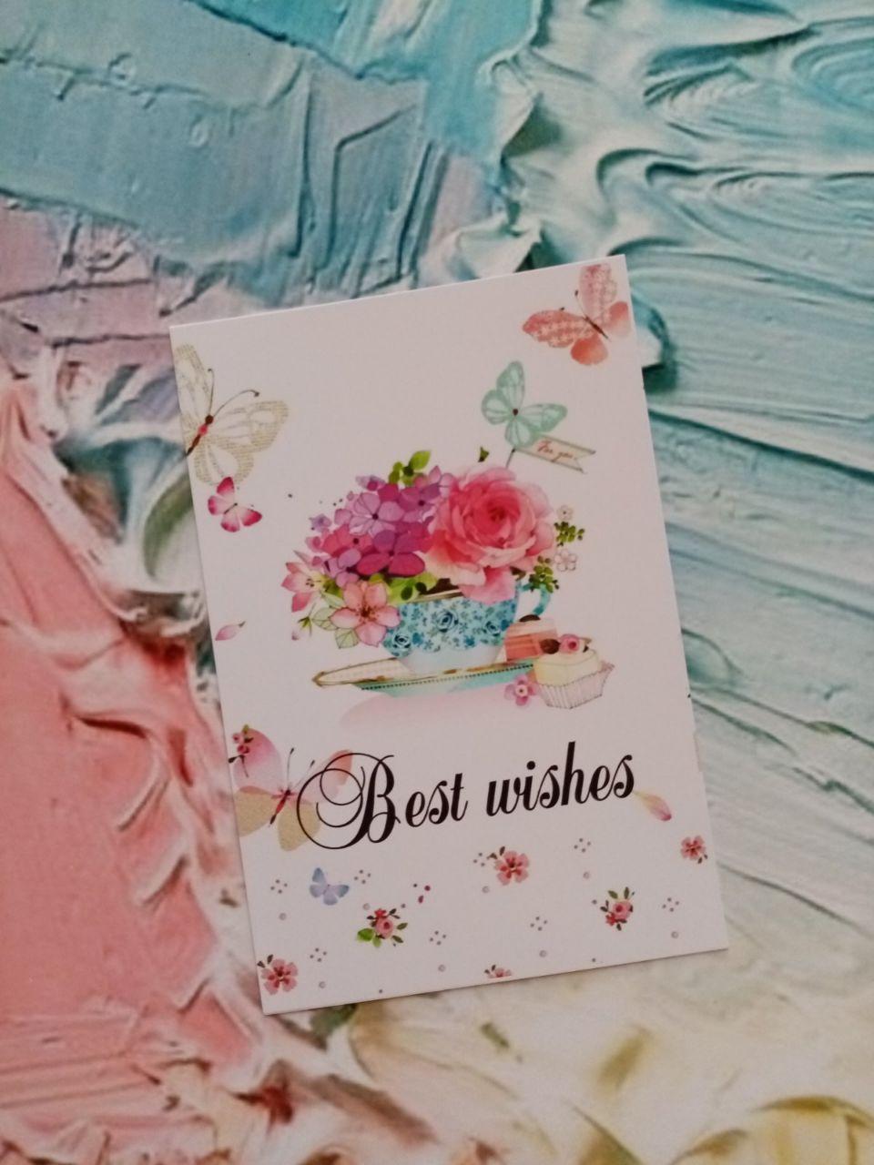 Postcards «Best wishes» BK3SH09