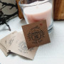 Картонная бирка «Hand Made candles with love» K_550100