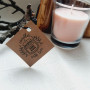 Картонная бирка «Hand Made candles with love» K_550100
