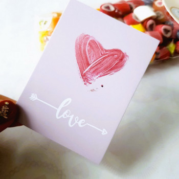 Открытка 6x8 «love» VD_0011