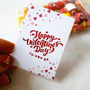 Открытка поздравительная «Happy Valentine's Day» VD_0013