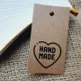 Бірки з написом «Hand made» . Розмір 5х9 BHM_022
