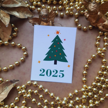 Открытки «2027» с рисунком елки OTK27_05