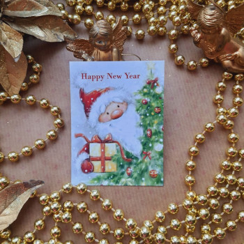 Міні-листівка «Happy New Year» OTK_102