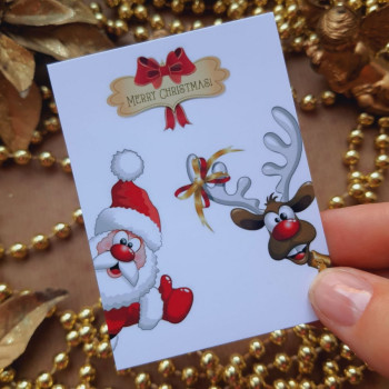 Открытки «Merry Christmas» для поздравлений OTK_104
