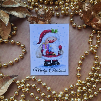 Мини-открытки с надписью «Merry Christmas» OTK_105