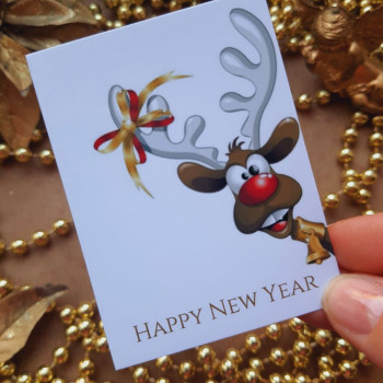 Открытки с поздравлениями «Happy New Year» OTK_107
