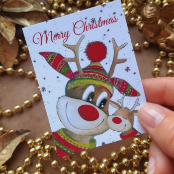 Рождественские открытки «Merry Christmas» OTK_108