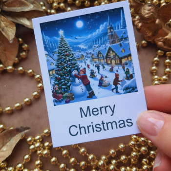 Открытки для рождественских пожеланий «Merry Christmas» OTK_116