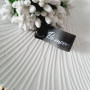 Graphite Silicone Tags with Screws 1.5 cm