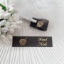 Silicone sew-on tags with an inscription «Hand Made» SLpr_004