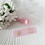 Silicone sew-on tags with an inscription «Hand Made» SLpr_004