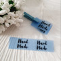 Silicone sew-on tags «Hand Made» width 1.5 cm. SLpr_005