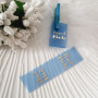 Silicone sew-on tags 1.5x6 cm «Hand Made» . Silicone color of your choice. SLpr_006