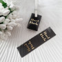 Silicone sew-on tags 1.5x6 cm «Hand Made» . Silicone color of your choice. SLpr_006