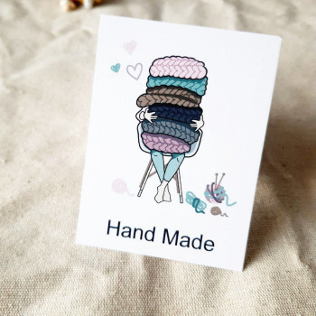 Открытки «Hand Made». Для выражения благодарности заказчикам BK3SH_VZ013