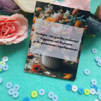 Открытки «Сьогодні - час для вас особисто!» BK3SH604