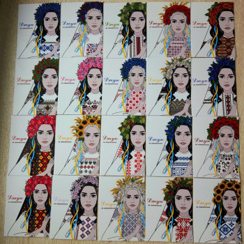 Set of postcards 