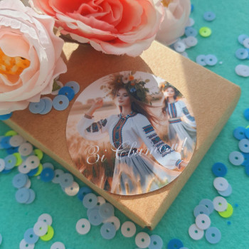 Stickers «Зі Святом!» diameter of your choice NKVB_005