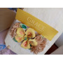 Yellow satin tags 2cm