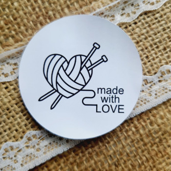 Round stickers «Made with love» NKRN_00010