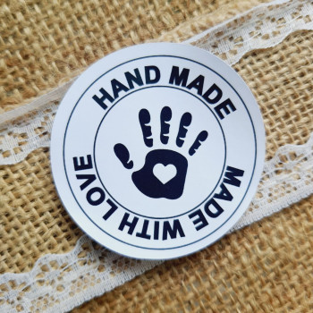 Stickers «Hand made. Made with love» NKRN_00026