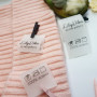Silicone tags for printing composition/care 3cm
