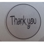 Прозорі клейкі стікери «Thank you» N1SH53