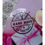 Наклейки «Hand made. 100% ручна робота» N1SH01