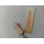 Beige satin tags 2cm