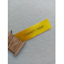 Yellow satin tags 2cm