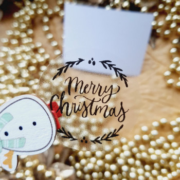 Наліпки новорічні «Merry Cristmas» NG_nakl_001