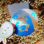 Наклейки прозрачные «Merry Cristmas» диаметром 4см NG_nakl_003