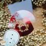 Наклейки прозрачные «Merry Cristmas» диаметром 4см NG_nakl_003