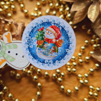 Stickers for decorating New Year gifts NG_nakl_k110