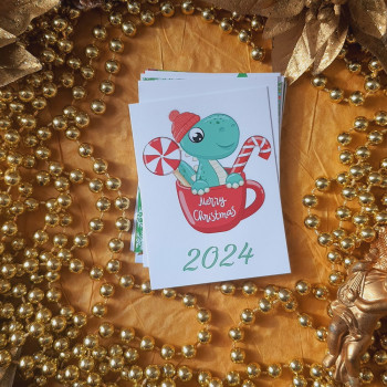 Открытки «Merry Cristmas! 2024», арт. OTK24_01