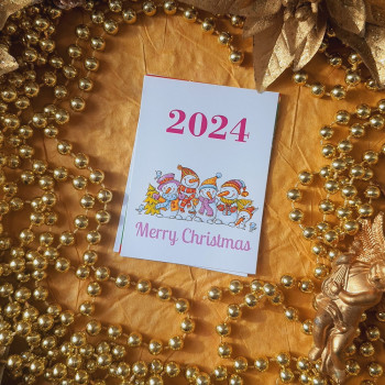 Открытки «Merry Cristmas! 2024», арт. OTK24_07