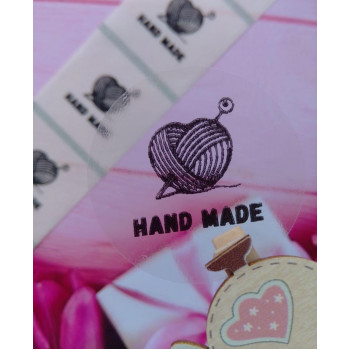 Наклейки на прозрачной основе «Hand Made» N1SH12