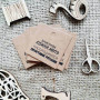 Craft tags «Важлива кожна мить насолоджуйся простими речами»