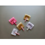 Satin tags for printing composition/care 3cm