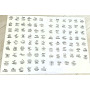 "Autumn" sticker mix on a white background — for a cozy autumn season. Mt11_mix_n_b