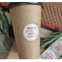 "Autumn" sticker mix on a white background — for a cozy autumn season. Mt11_mix_n_b