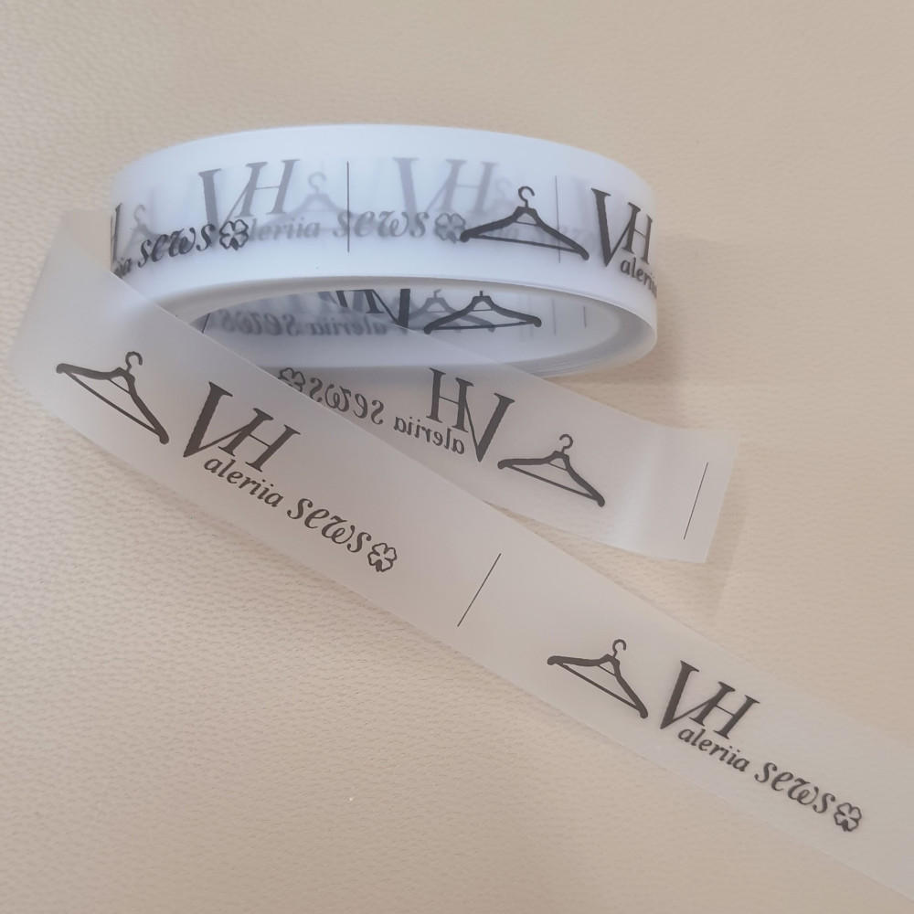 Sew-on silicone tags 1.5 cm