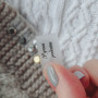 Силіконові бірки «Ручна робота. Hand made» з гвинтиками 1,5 см SL_001