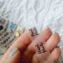 Силіконові бірки  «Hand Made» з кожного боку SL_005