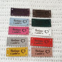 Set of leather tags «Зроблено з любов'ю»