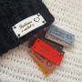 Set of leather tags «Зроблено з любов'ю»