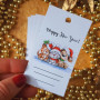 Новогодние картонные бирки «Happy New Year» NG_50